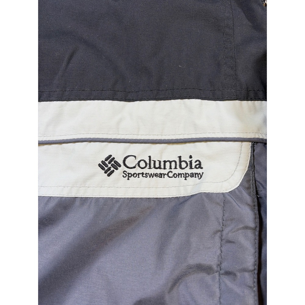 VNTG Y2K Columbia Sportswear Core Interchange Jacket Mens Large Black Grey Shell - Picture 2 of 9